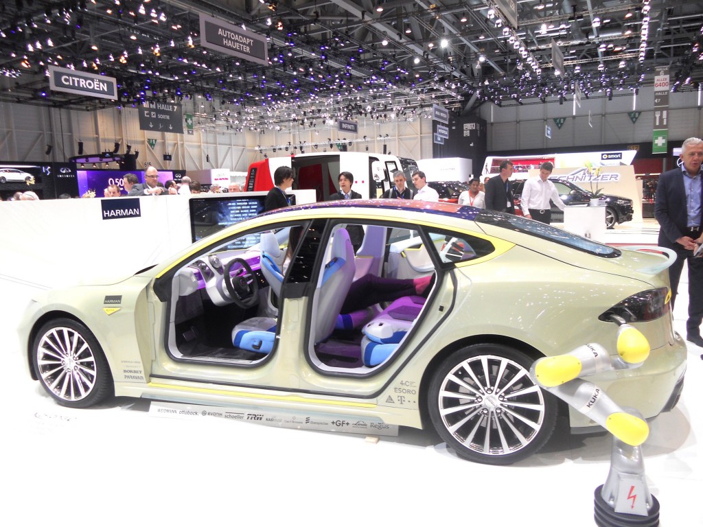 Autonomes Elektroauto Rinspeed Xchange. Foto: Auto-Medienportal.Net