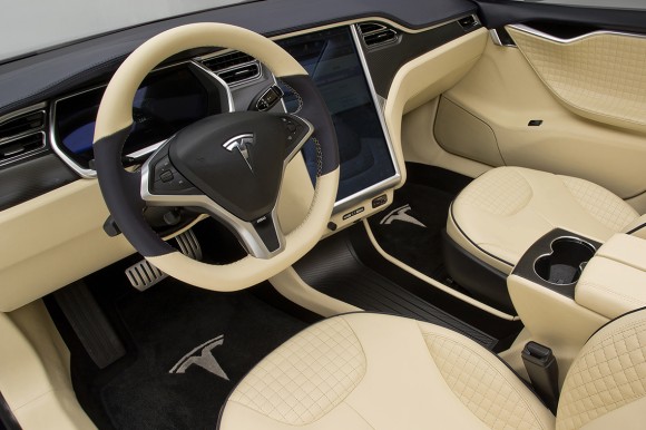 Das Elektroauto Tesla Model S nach dem Tuningprogramm von T Sportsline. Bildquelle: T Sportsline
