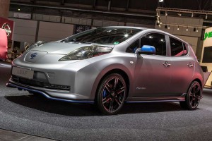 Das Elektroauto Nissan Leaf mit Aero-Kit. Bildquelle: Nissan