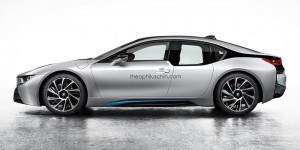 So könnte die 4-Tür-Version des Plug-In Hybridauto BMW i8 aussehen. Bildquelle: Theophilus Chin (http://www.theophiluschin.com/?p=6244)