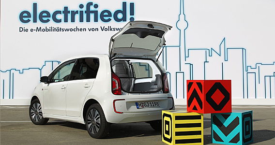 Elektroauto VW e-load up. Bildquelle: VW AG