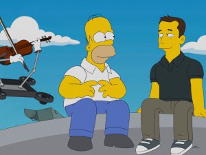 Elon Musk bei den Simpsons. Bildquelle: Fox