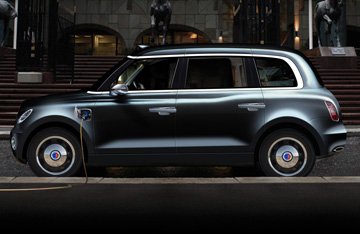 So könnte das Elektrotaxi aussehen. Bildquelle: London Taxi Company