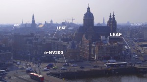 Amsterdam wird zu einer der Metropolen für Elektroautos. Bildquelle: Nissan