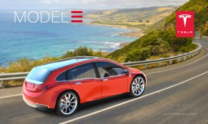 So stellt sich James Stumpf das Elektroauto Tesla Model 3 vor. Bildquelle: Stumpf Studios