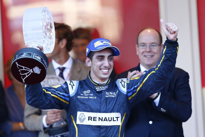 Formel E, Monaco, Sébastian Buemi, 2015. Bildquelle: Renault