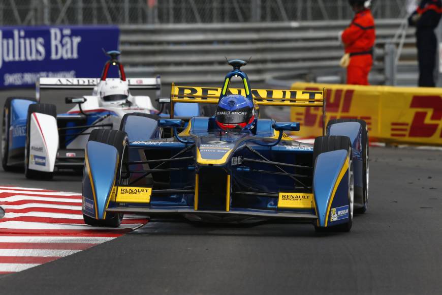 Team e.dams-Renault erreicht bei der Formel E in Monaco Platz 1. Bildquelle: Renault