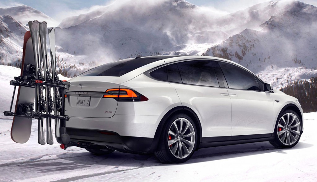 Elektroauto Tesla Model X erhält die Aufzeichnung Goldenes Lenkrad