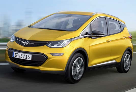 Das Elektroauto Opel Ampera-e ist das Schwesternmodell des Chevrolet Bolt. Bildquelle: Opel/GM
