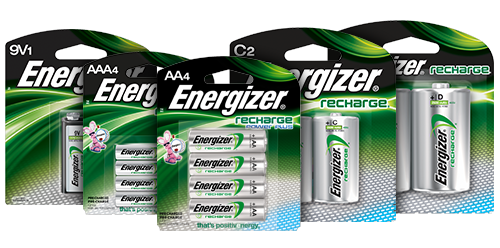 Elektroauto-Batterien leben in Energizer Recharge-Akkus weiter. Bildquelle: Energizer