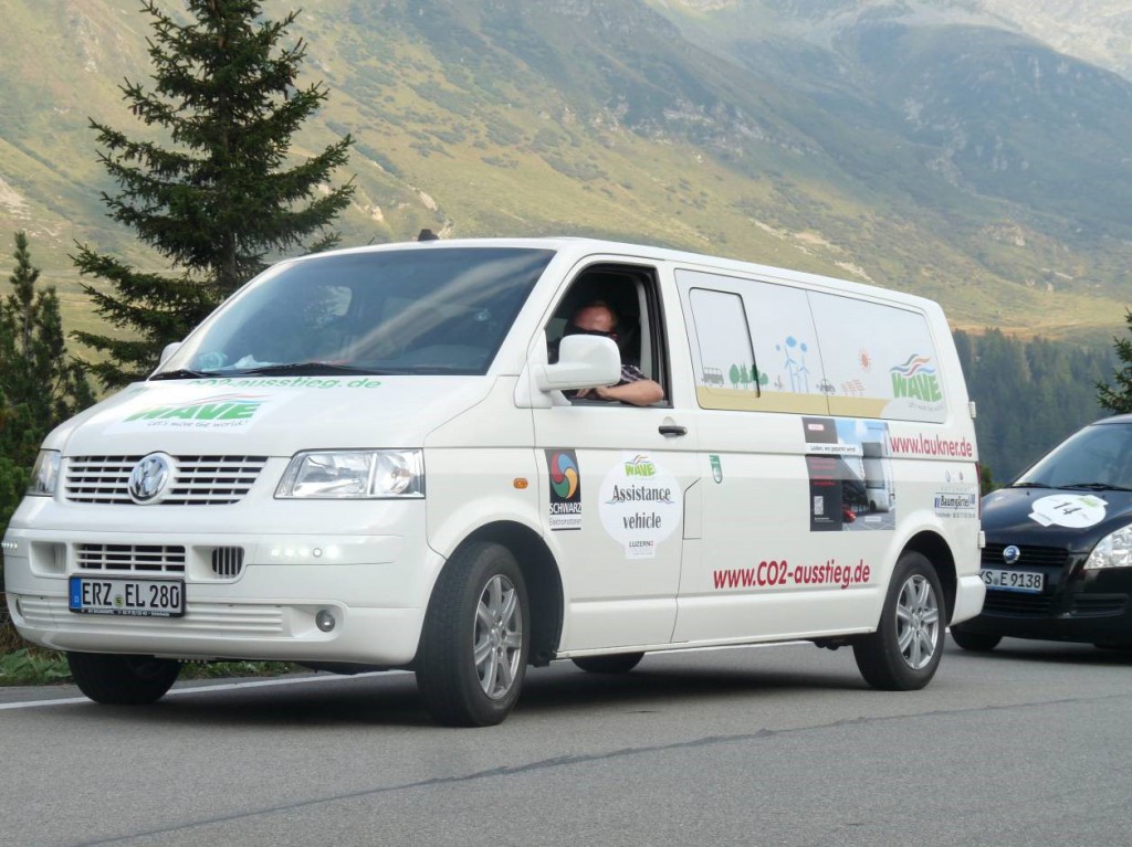 Elektroauto VW T5. Bildquelle: André Laukner  / http://www.wavetrophy.com/