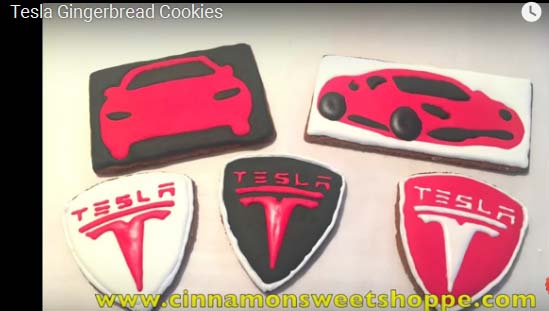 So sehen die Tesla-Lebkuchen aus. Bildquelle: http://www.cinnamonsweetshoppe.com
