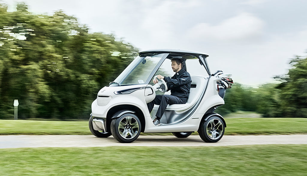 Mercedes Benz Style Edition Garia Golf Car. Bildquelle: Mercedes-Benz