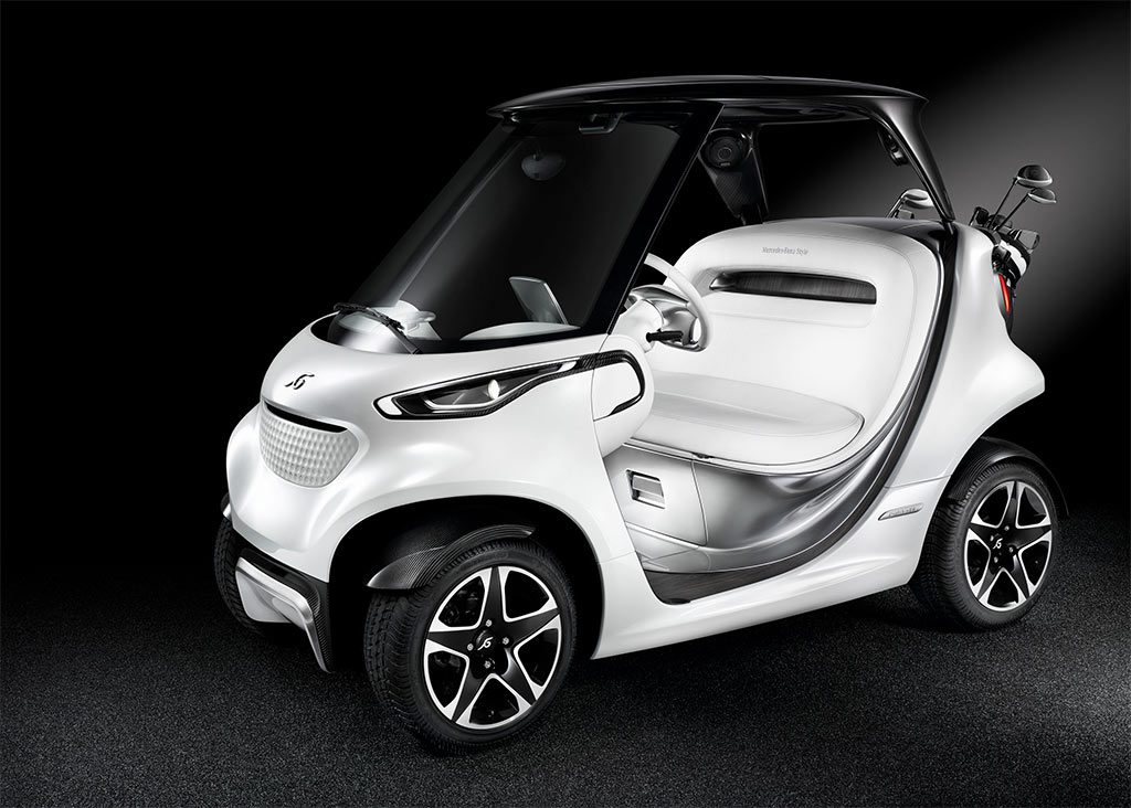 Mercedes Benz Style Edition Garia Golf Car. Bildquelle: Mercedes-Benz