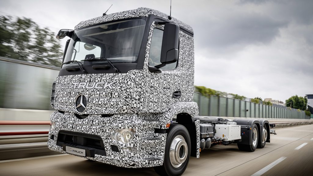 Mercedes-Benz präsentiert Elektro-LKW mit einer Reichweite von 200 Kilometern. Bildquelle: Mercedes-Benz