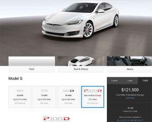 Die Elektroautos Tesla Model S und Model X können nun mit einer bis zu 100 kWh großen Batterieeinheit bestellt werden. Bildquelle: Screenshot von TeslaMotors.com