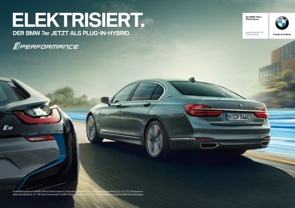 Ab Mitte September 2016 startet BMW die Werbekampagne "Elektrisiert". Bildquelle: BMW Group