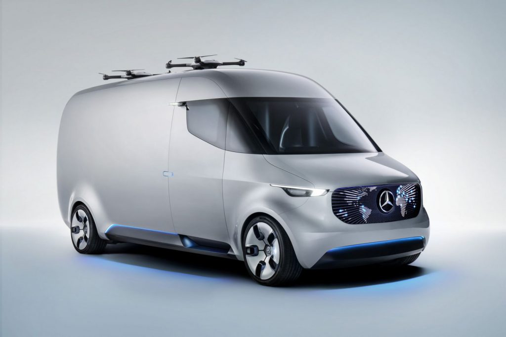 Das Elektroauto Mercedes-Benz Vision Van ist leider noch ein Konzeptfahrzeug, aber seine Details klingen sehr verlockend. Bildquelle: Mercedes-Benz/Daimler AG 