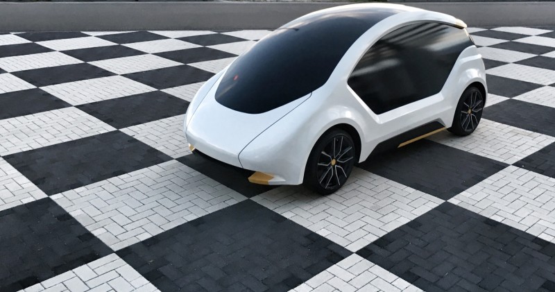 Das Elektroauto Amber One soll man für 33 Euro pro Woche mieten können. Bildquelle: Amber Mobility