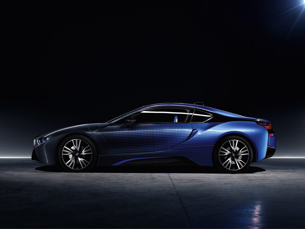 Das Plug-In Hybridauto BMW i8 Garage Italia CrossFade. Bildquelle: BMW