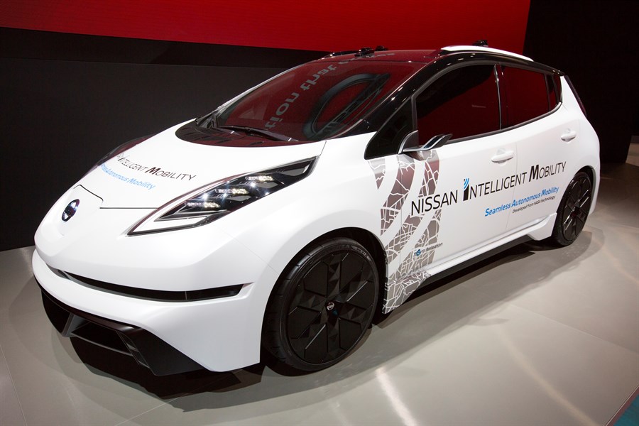 In einer Keynote-Rede auf der Consumer Electronics Show (CES) 2017 hat Nissan Chef Carlos Ghosn jetzt Technologien und Partnerschaften angekündigt, die die Mobilität in Richtung einer emissionsfreien Zukunft ohne Verkehrsopfer vorantreiben werden. Bildquelle: Nissan