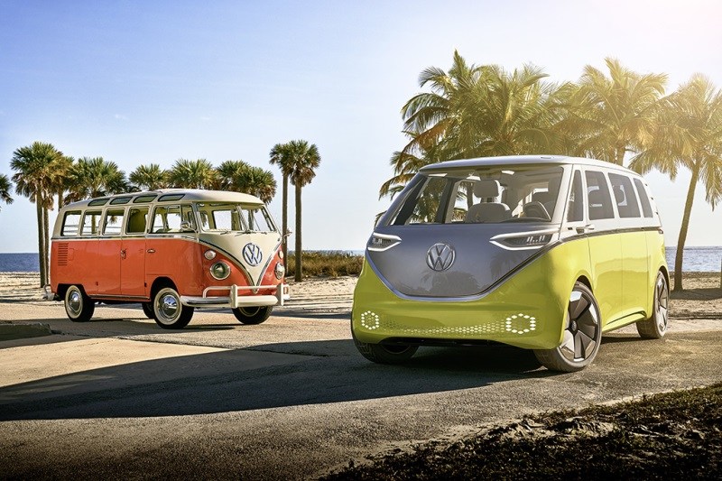 Das Elektroauto VW I.D. Buzz wird wahrscheinlich über eine Reichweite von mindestens 533 Kilometern verfügen. Bildquelle: Volkswagen