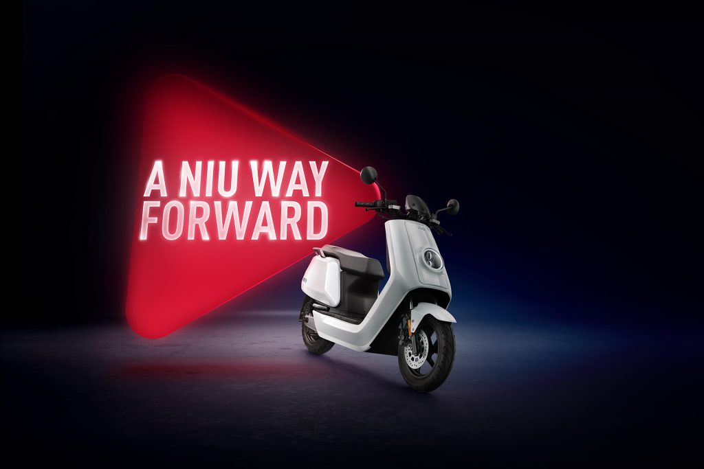 Elektroroller NIU M1. Bildquelle: NIU