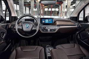 Das Cockpit des Elektroauto BMW i3s. Bildquelle: BMW