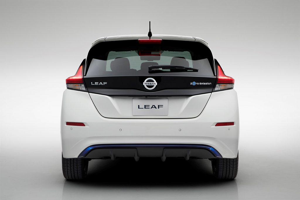 Das Elektroauto Nissan Leaf verfügt in der zweiten Generation über mehr Assistenzsysteme und mehr Reichweite. Bildquelle: Nissan