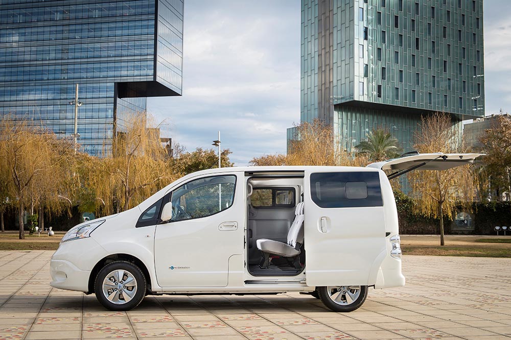 In Europa feierte die neue Generation des Elektroauto Nissan e-NV200 seine Europapremiere, es verfügt über deutlich mehr Reichweite. Bildquelle: Nissan
