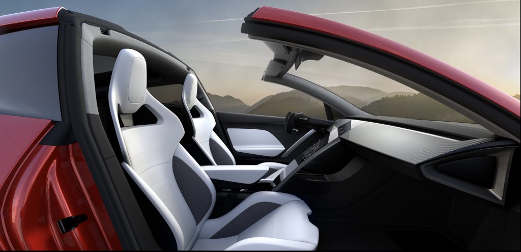 Elektroauto Tesla Roadster 2 seitlich. Bildquelle: Tesla