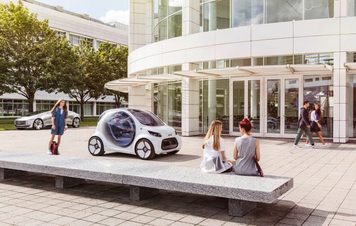 In Zukunft will car2go autonom fahrende Elektroautos vermieten. Bildquelle: Daimler