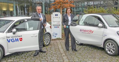 Personen (v.l.n.r.): Hermann Kasten, Vorstandsvorsitzender der VGH Versicherungen, und Dr. Susanna Zapreva, enercity-Vorstandsvorsitzende. (Foto: Frank Wilde)