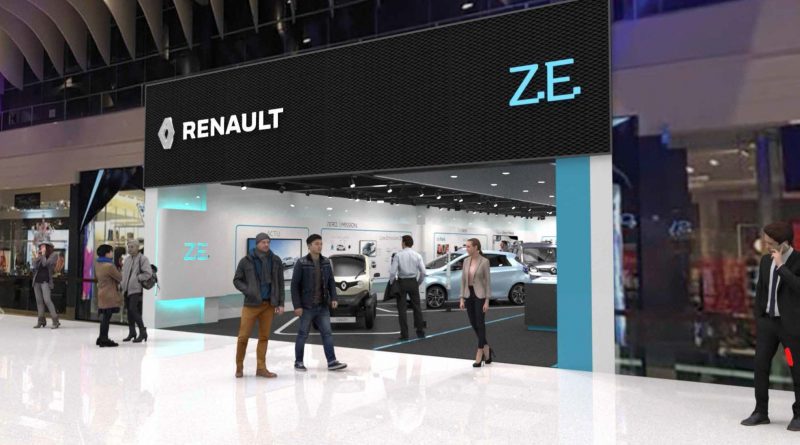 Concept Store für Elektroautos von Renault in Stockholm. Bildquelle: Renault