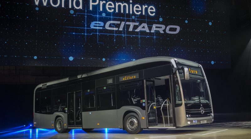 Der Elektrobus Mercedes-Benz e-Citaro verfügt über eine Brennstoffzelle. Bildquelle: Daimler AG