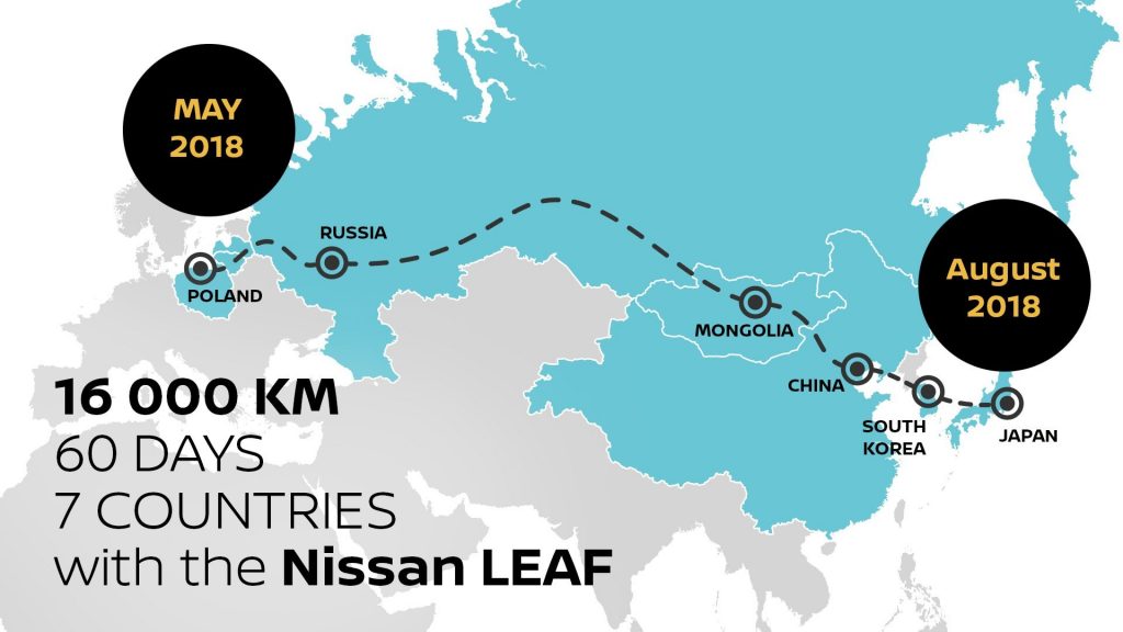Mit dem Elektroauto Nissan Leaf hat der Polarforscher Marek Kaminski 16.000 Kilometer zurückgelegt. Bildquelle: Nissan