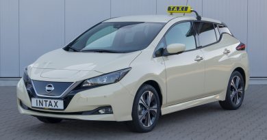 Elektroauto Nissan Leaf Taxi. Bildquelle: Nissan