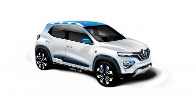 Elektroauto Renault K-ZE, hierbei handelt es sich um ein rein elektrisch angetriebenes SUV. Bildquelle: Renault