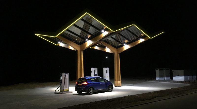 So sieht die Schnellladestation für Elektroautos in Schmidgarden aus. Bildquelle: Fastned