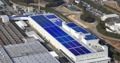 Mitsubishi Motors: Altbatterien als Energiespeicher für Fotovoltaikanlage im Werk Okazaki. Bildquelle: Mitsubishi Motors