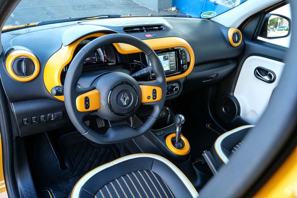 Elektroauto Renault Twingo Electric Amaturenbrett. Bildquelle: Renault