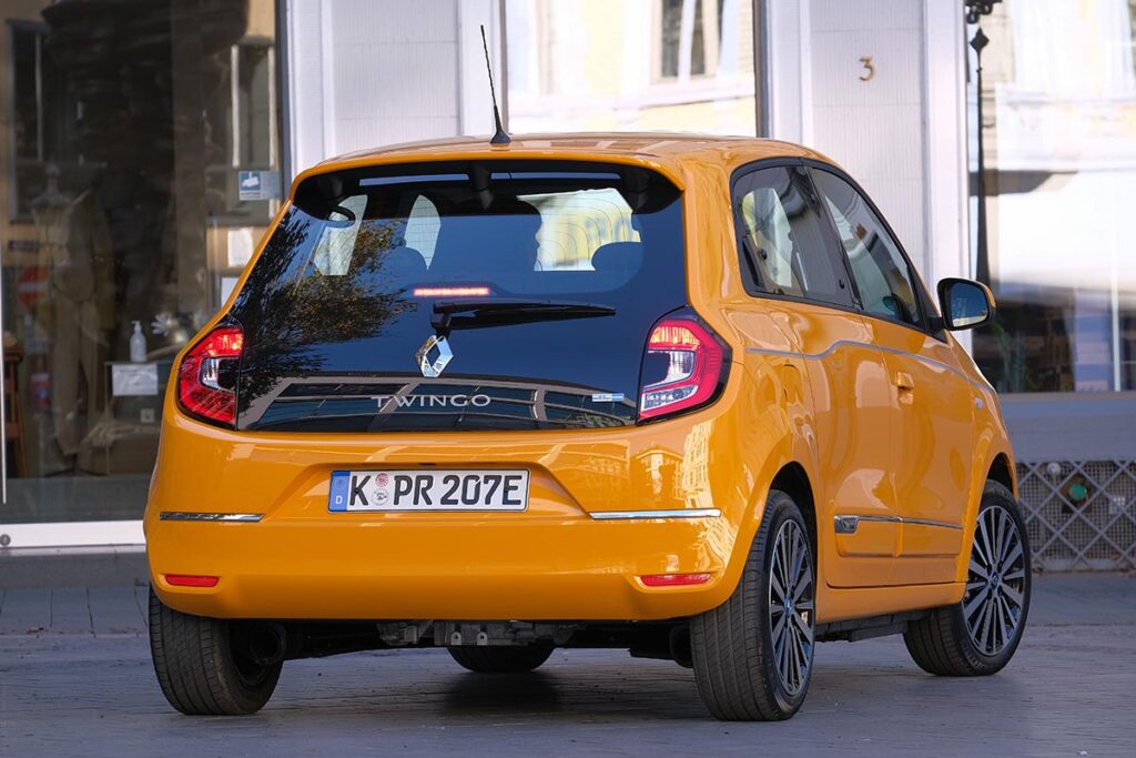 Elektroauto Renault Twingo Electric Rückseite. Bildquelle: Renault
