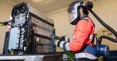 Batterierecycling bei Elektroautos von Renault.