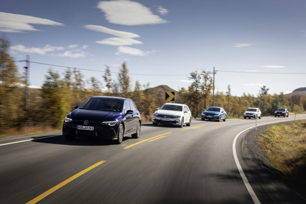 Volkswagen Passat GTE Variant, Touareg R, Tiguan eHybrid, Arteon. Bildquelle: VW AG